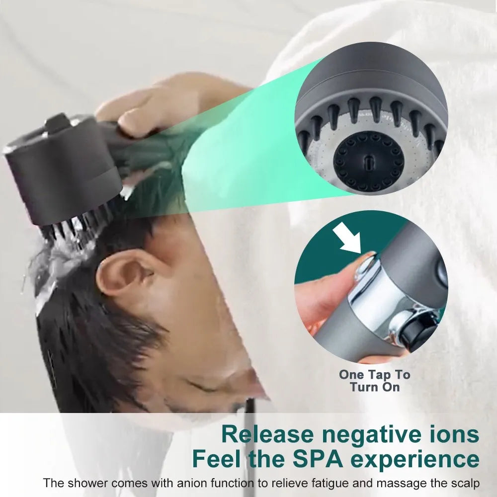 Showerhead High-Pressure & Water-Saving 9-Layer Filtration