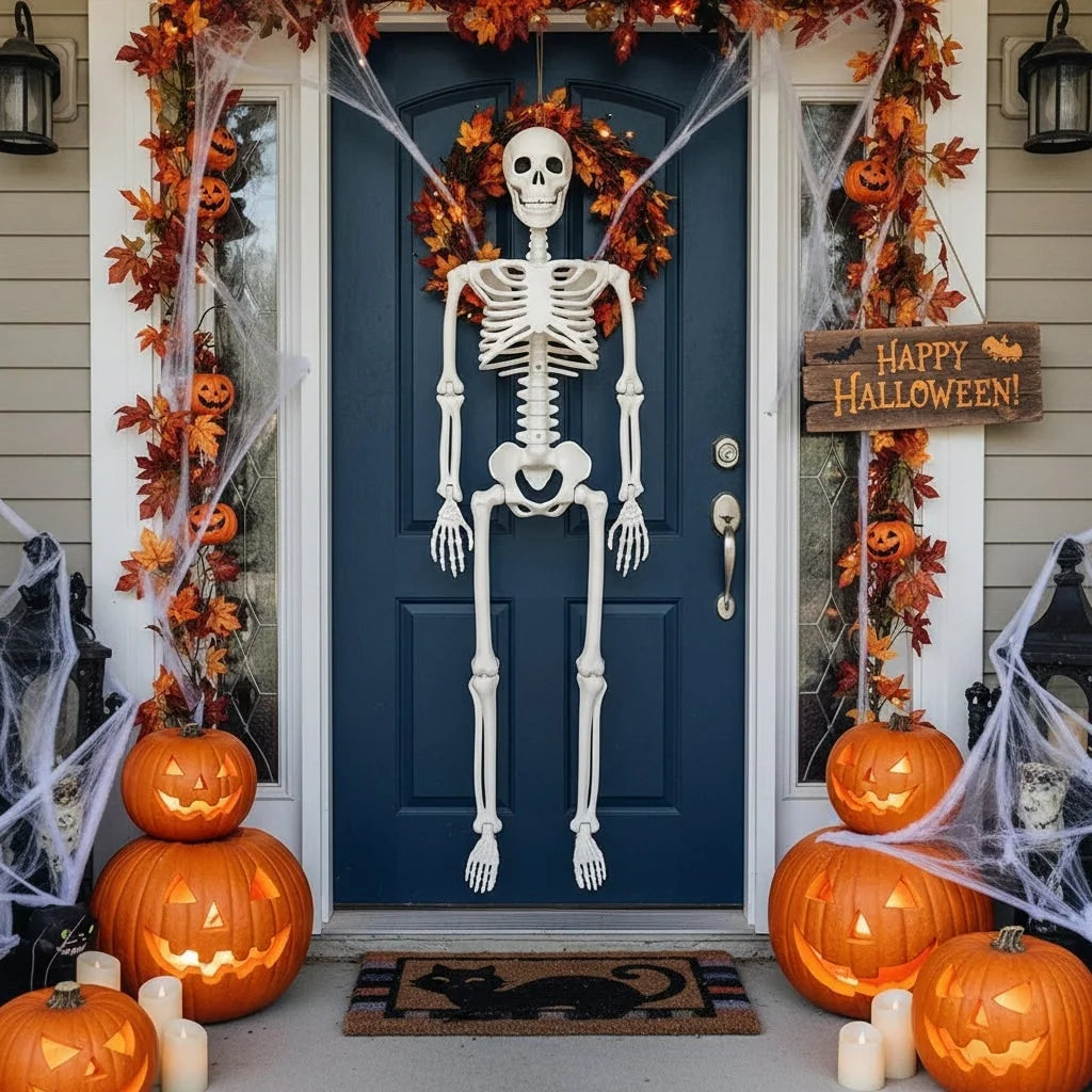 Skeleton Decoration Life-Size Poseable Plastic figure