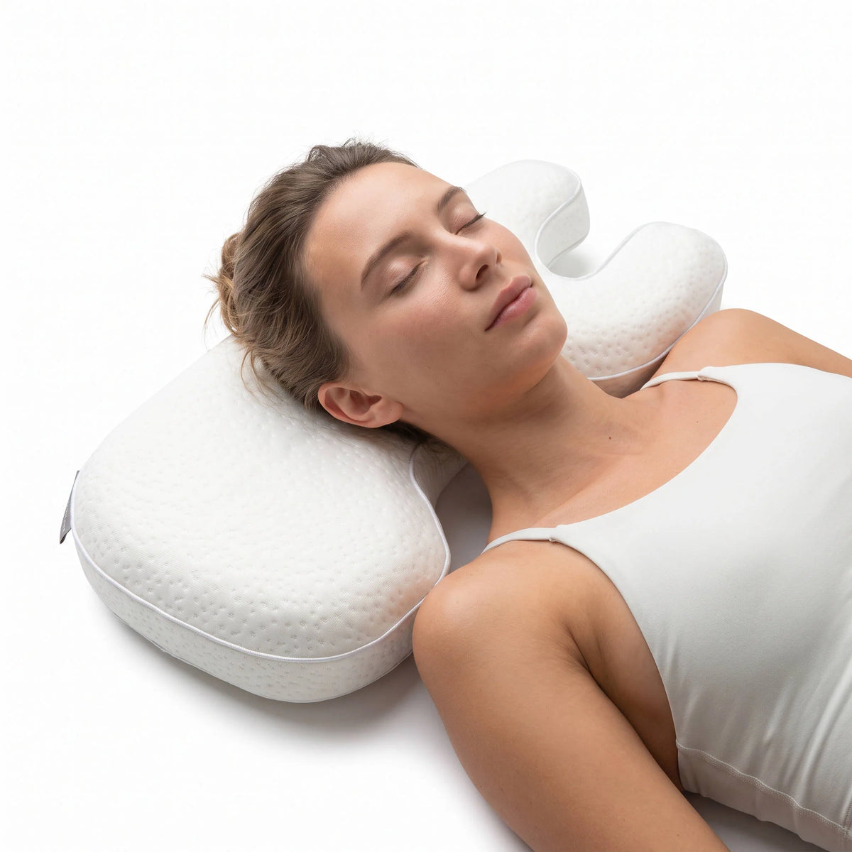 Skincare Pillow U-Shaped Memory Foam Face Support for Side Sleepers