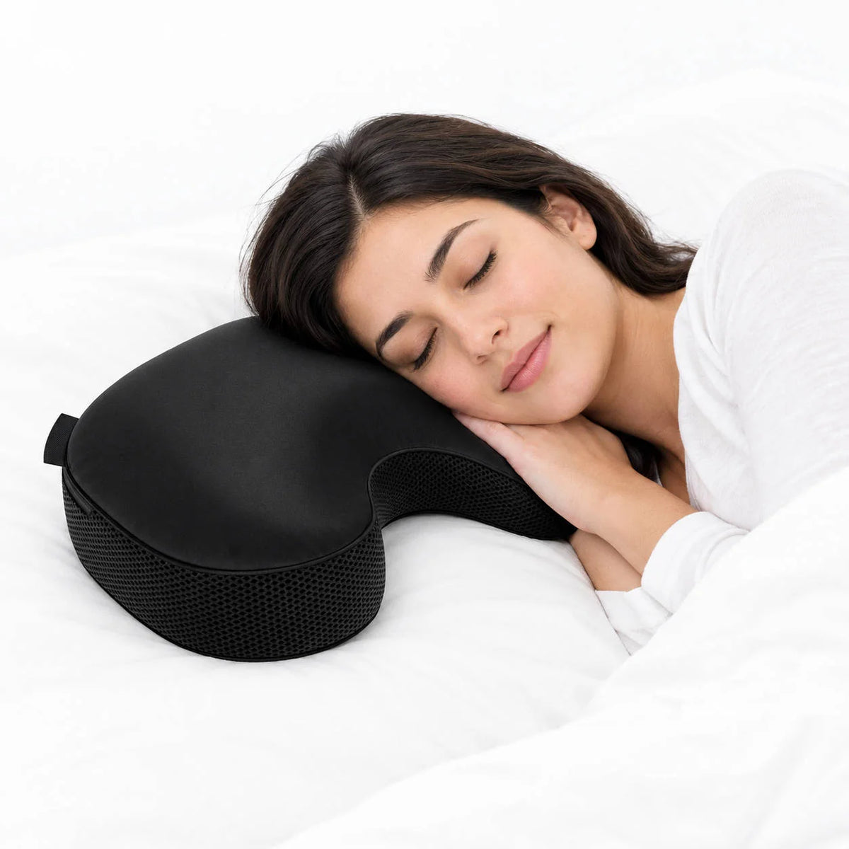 Skincare Pillow U-Shaped Memory Foam Face Support for Side Sleepers