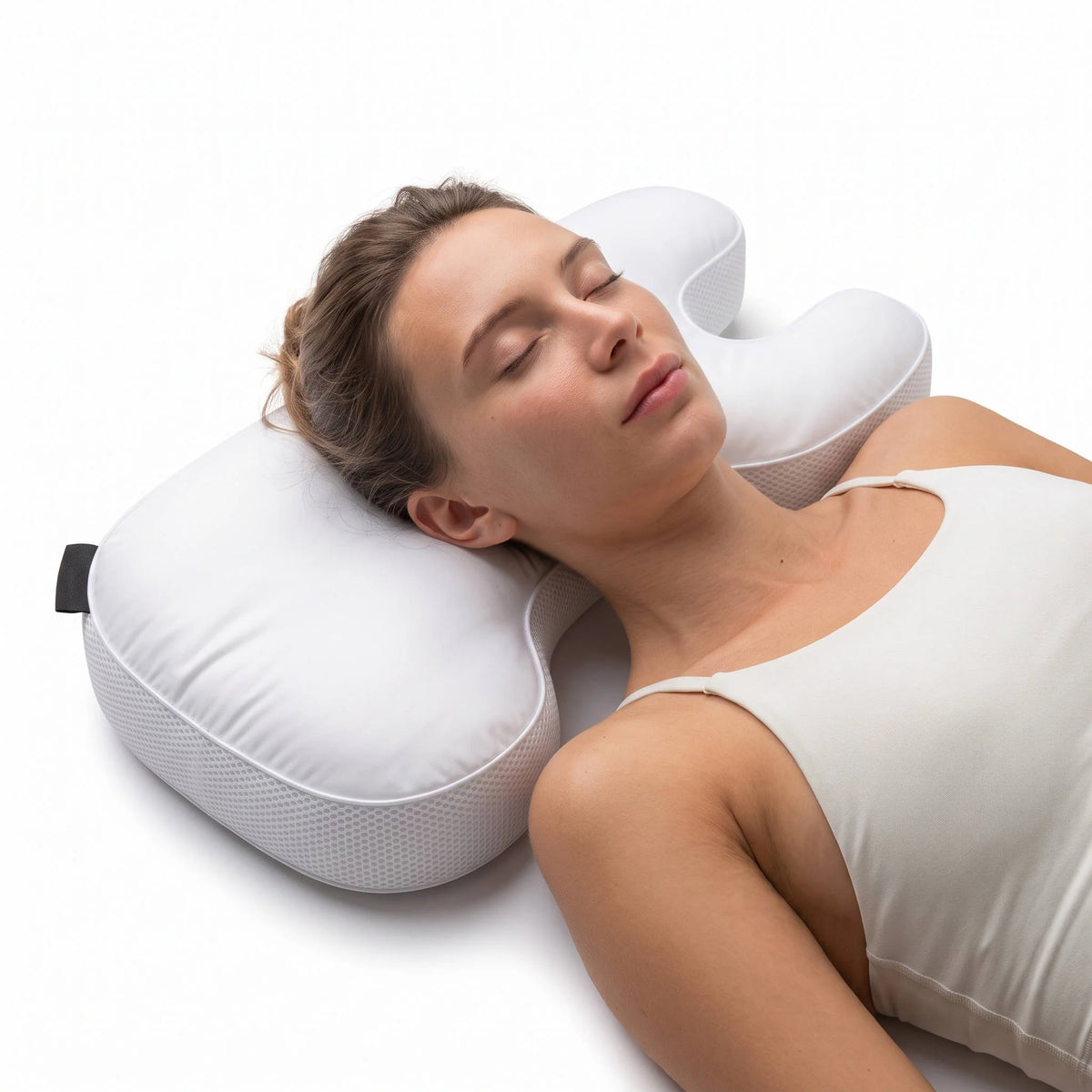 Skincare Pillow U-Shaped Memory Foam Face Support for Side Sleepers