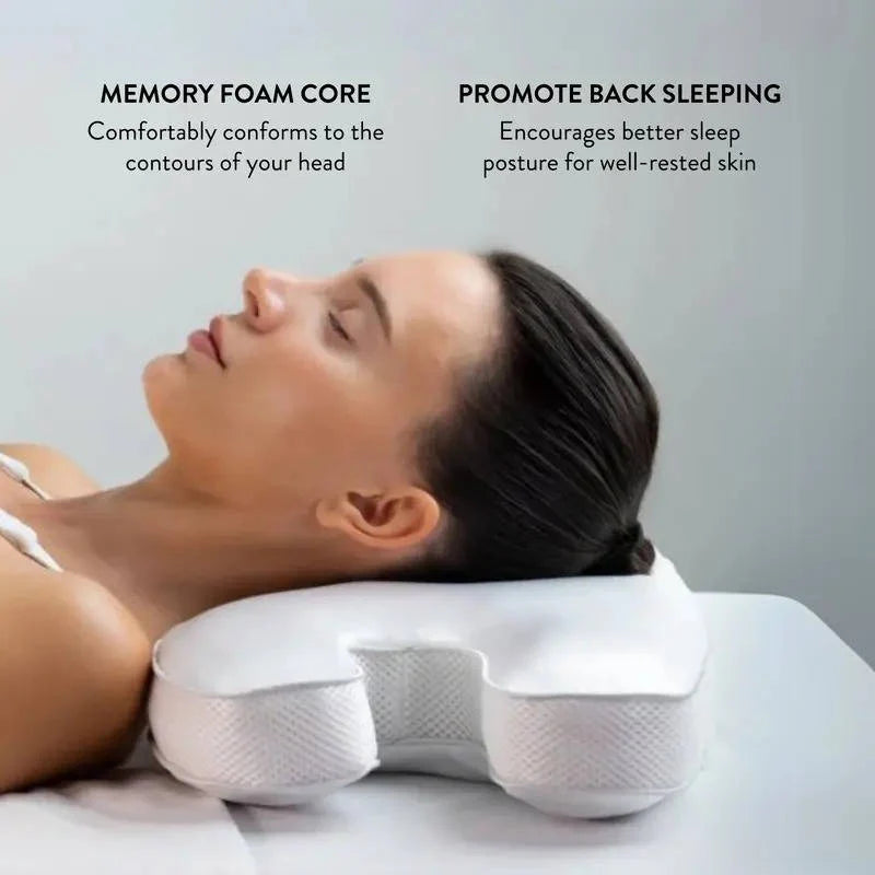 Skincare Pillow U-Shaped Memory Foam Face Support for Side Sleepers