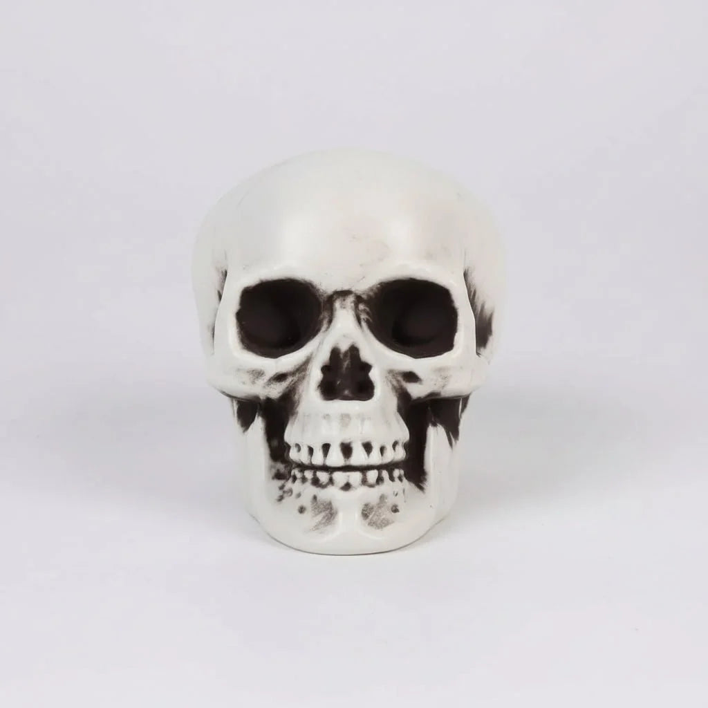 Skull Decorations Set of 10 Freestanding Plastic Figures