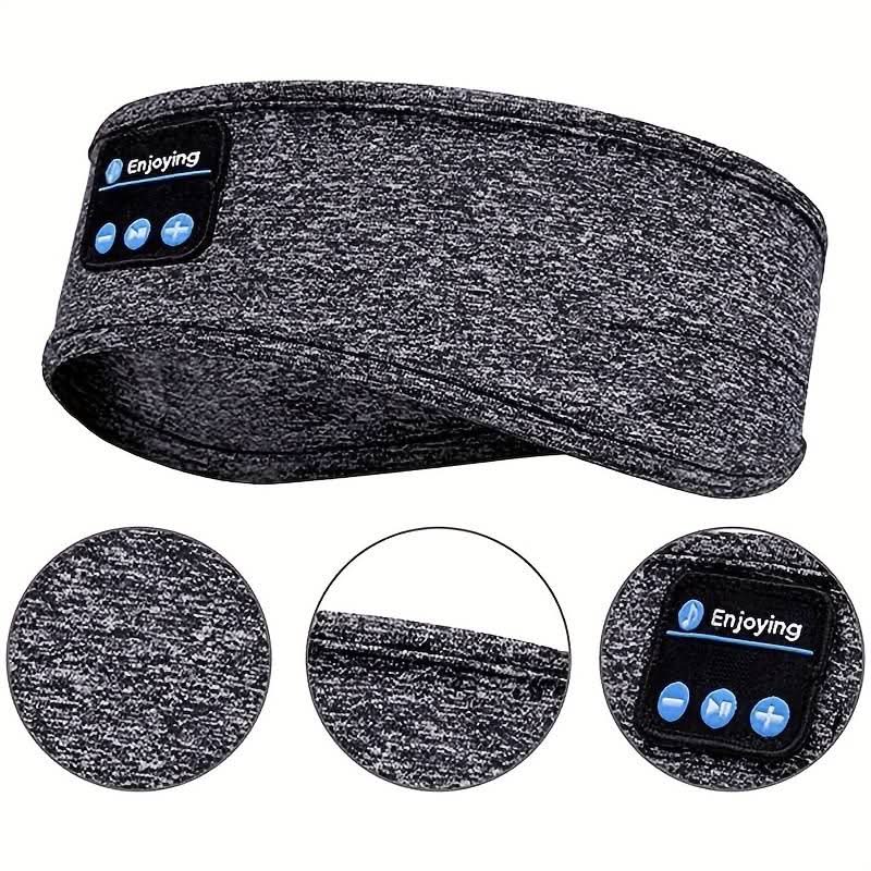 Sleep Headband Bluetooth Speakers 10-Hour Playback Washable Fabric