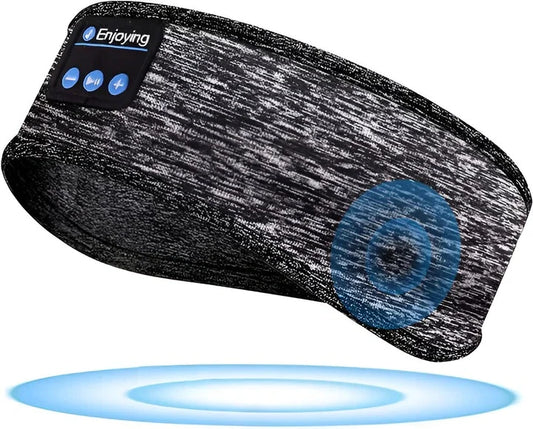 Sleep Mask Headband Bluetooth Speakers Light-Blocking Cotton