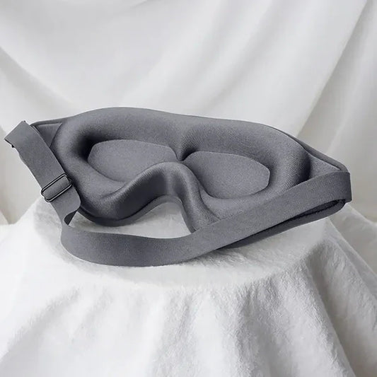 Sleep Mask Memory Foam 3D Contoured Adjustable Strap
