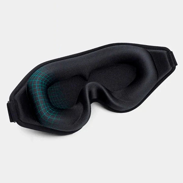 Sleep Mask Memory Foam 3D Contoured Adjustable Strap