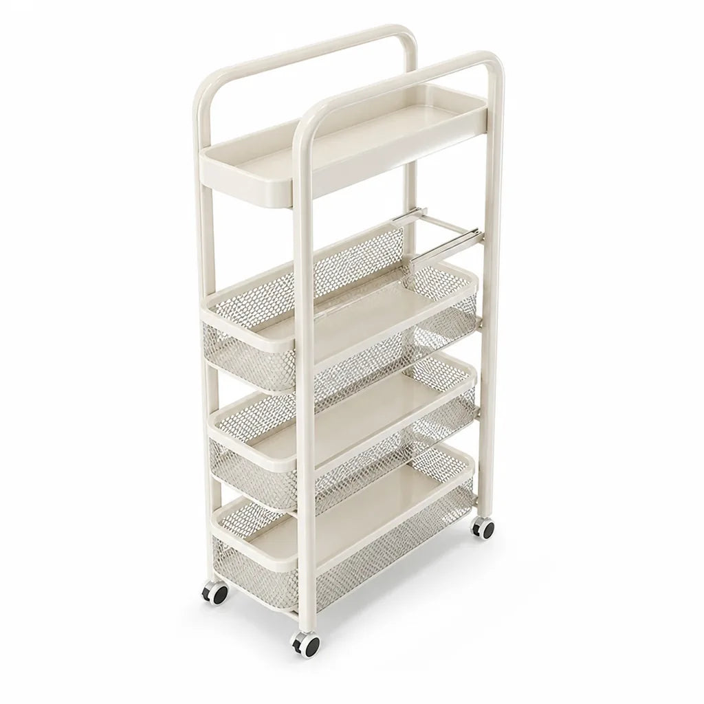 Slim Drawer Organizer Carbon Steel Extendable