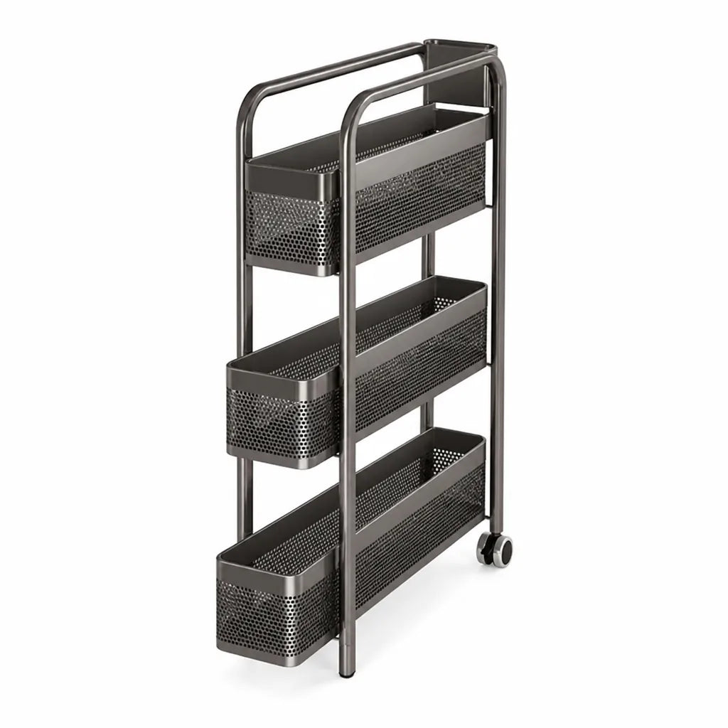 Slim Drawer Organizer Carbon Steel Extendable