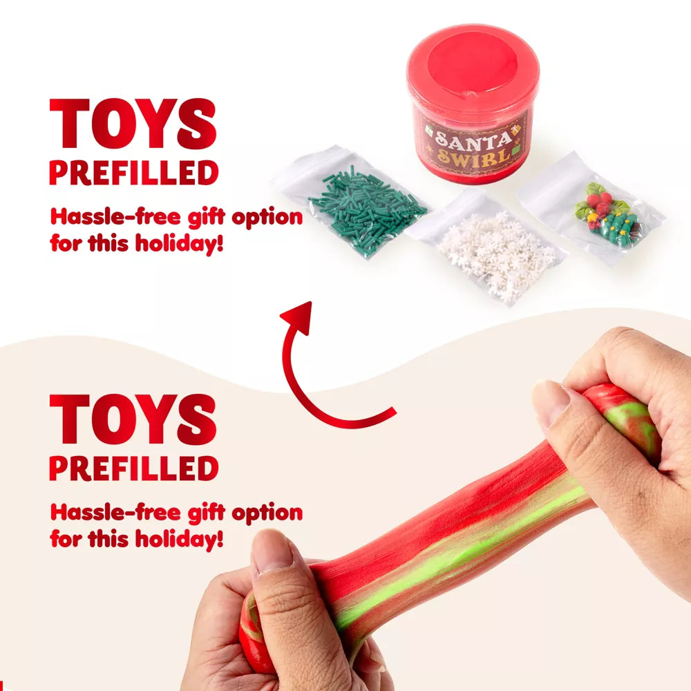 Slime Advent Calendar 24-Day Countdown Holiday Charms & Sprinkles