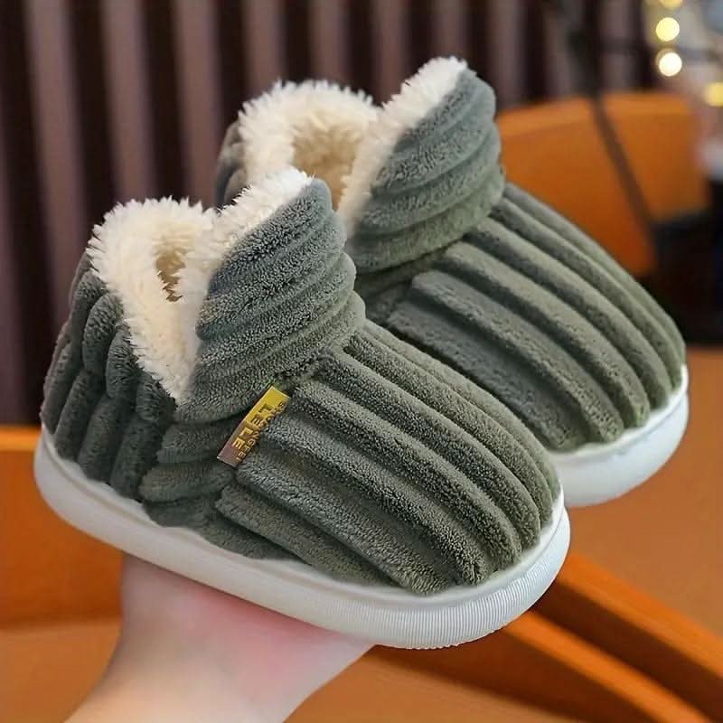 Slippers Vegan Fleece Lined Non-Slip Machine Washable