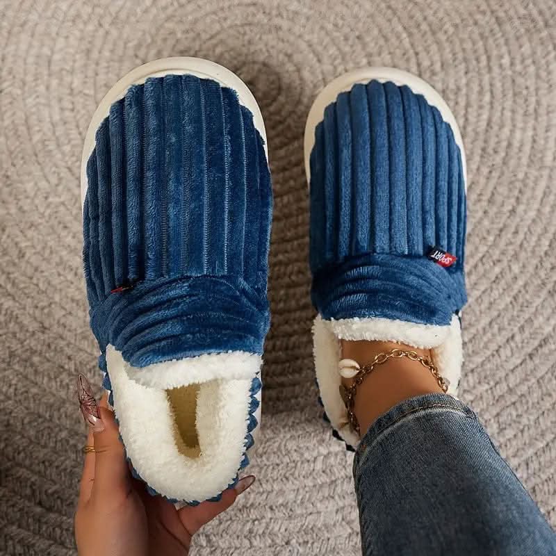 Slippers Vegan Fleece Lined Non-Slip Machine Washable