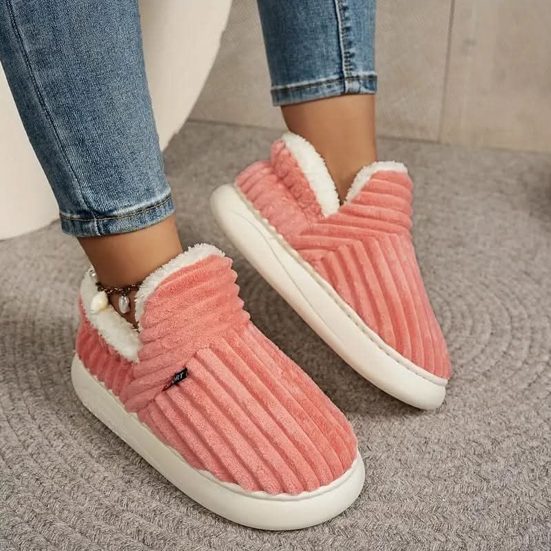 Slippers Vegan Fleece Lined Non-Slip Machine Washable