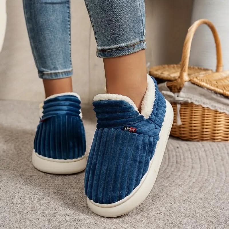 Slippers Vegan Fleece Lined Non-Slip Machine Washable