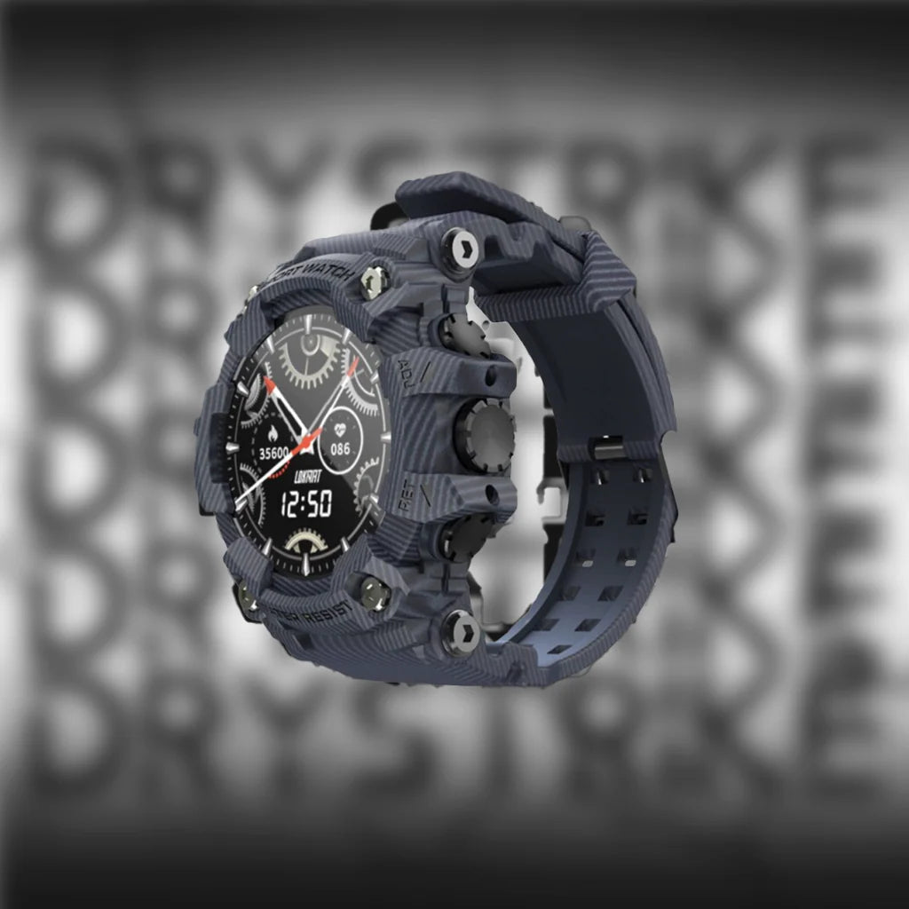 Smartwatch Rugged Water & Dust Resistant Health Tracking