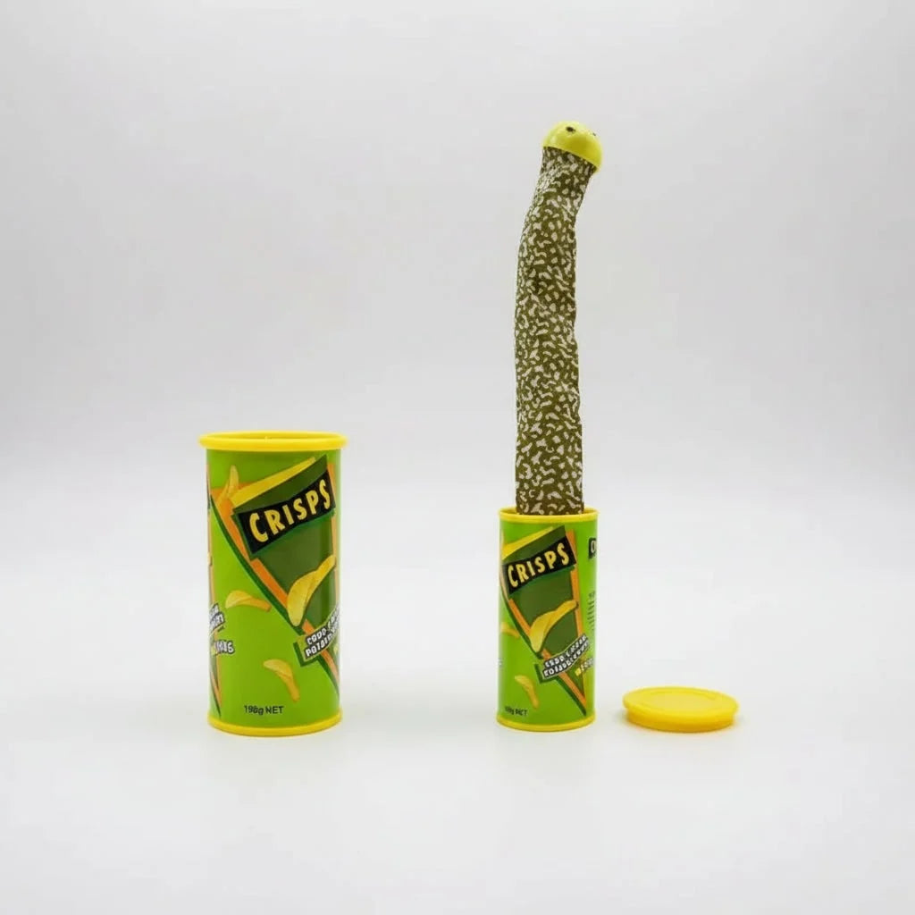 Snake In A Can Prank Toy Spring-Loaded Jumping Surprise