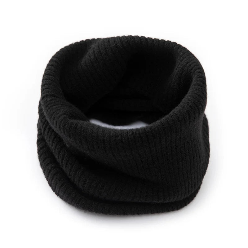 Snood Scarf Merino Wool Warm Closed-Loop Knit