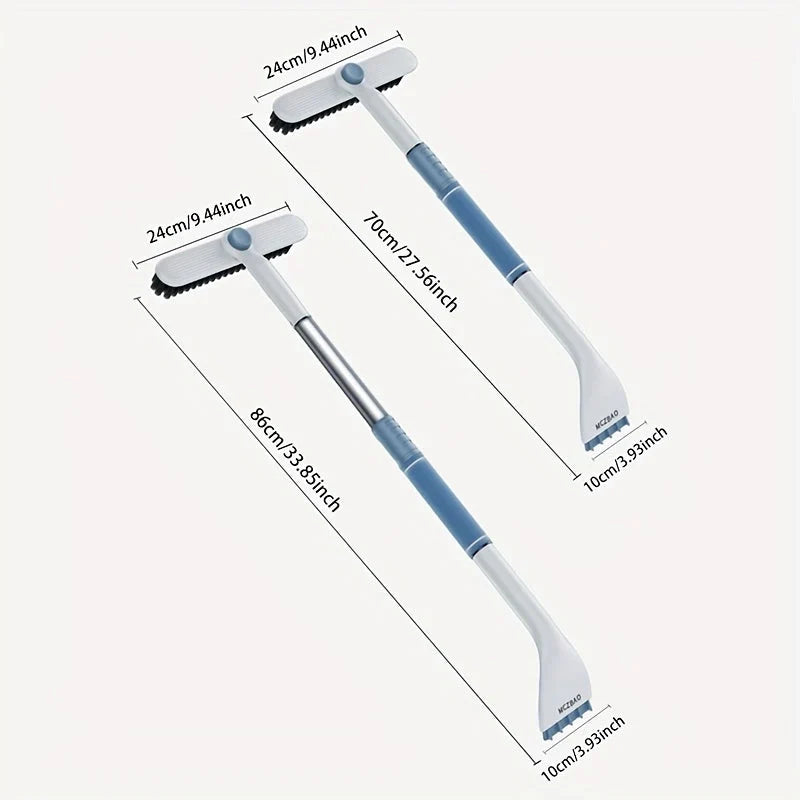 Snow Brush & Ice Scraper Extendable Handle