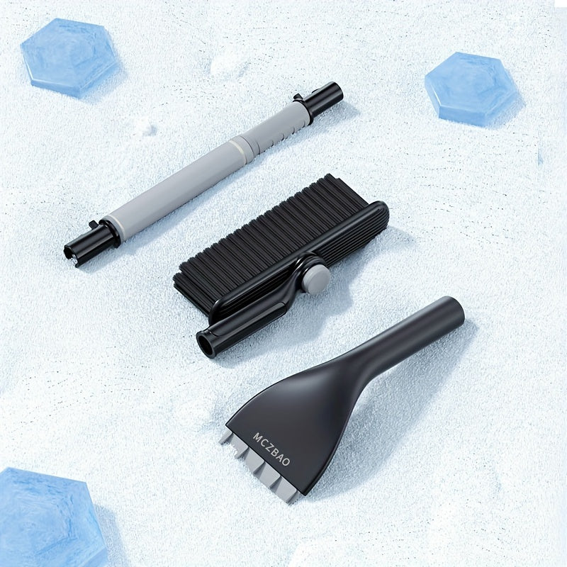 Snow Brush & Ice Scraper Extendable Handle