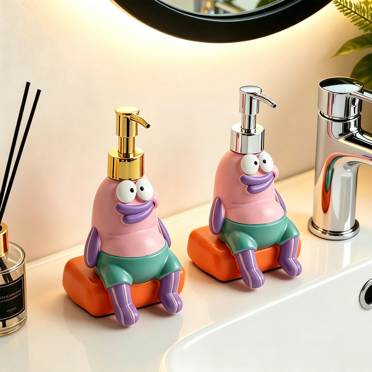 Soap Dispenser Fish-Shaped Refillable 10.1 Fl Oz