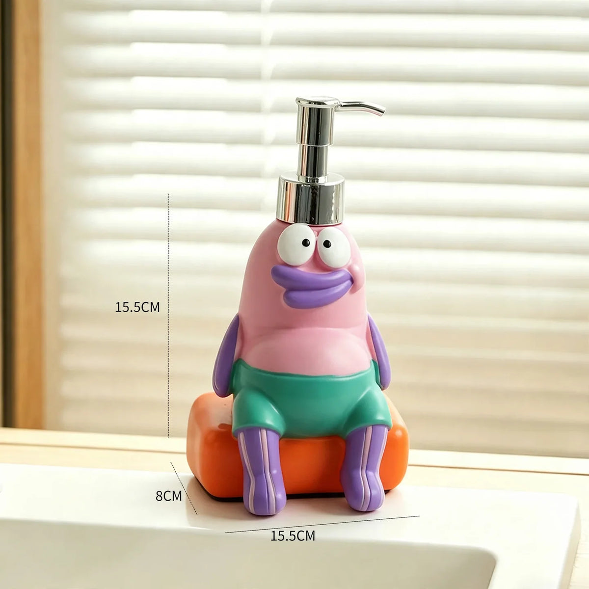 Soap Dispenser Fish-Shaped Refillable 10.1 Fl Oz