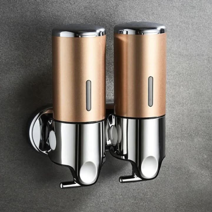 Soap Dispenser Wall-Mounted Stainless Steel 16.9 Oz Capacity