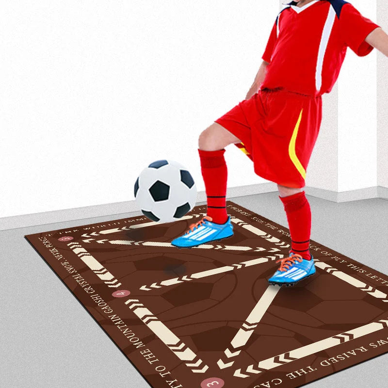 Soccer Training Mat Numbered Step Grid 18-Inch Elastic Cord