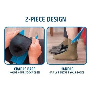 Sock Aid Foldable Long Handle for Compression Socks