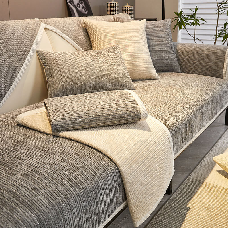 Sofa Cover Chenille Jacquard Non-Slip Machine Washable