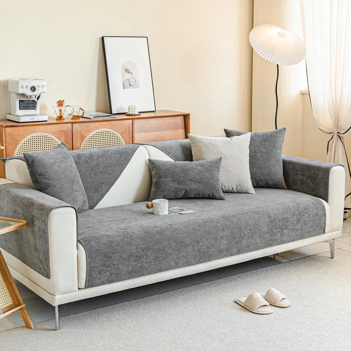 Sofa Cover Chenille Jacquard Non-Slip Machine Washable