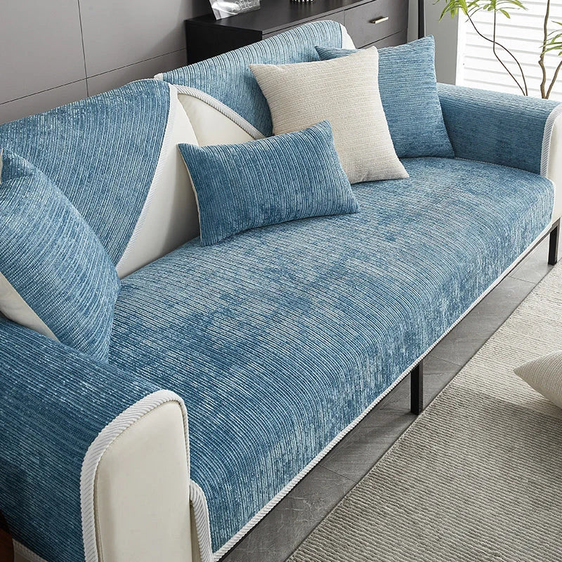 Sofa Cover Chenille Jacquard Non-Slip Machine Washable