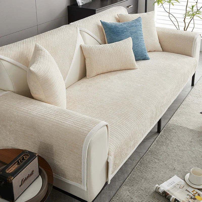 Sofa Cover Chenille Jacquard Non-Slip Machine Washable