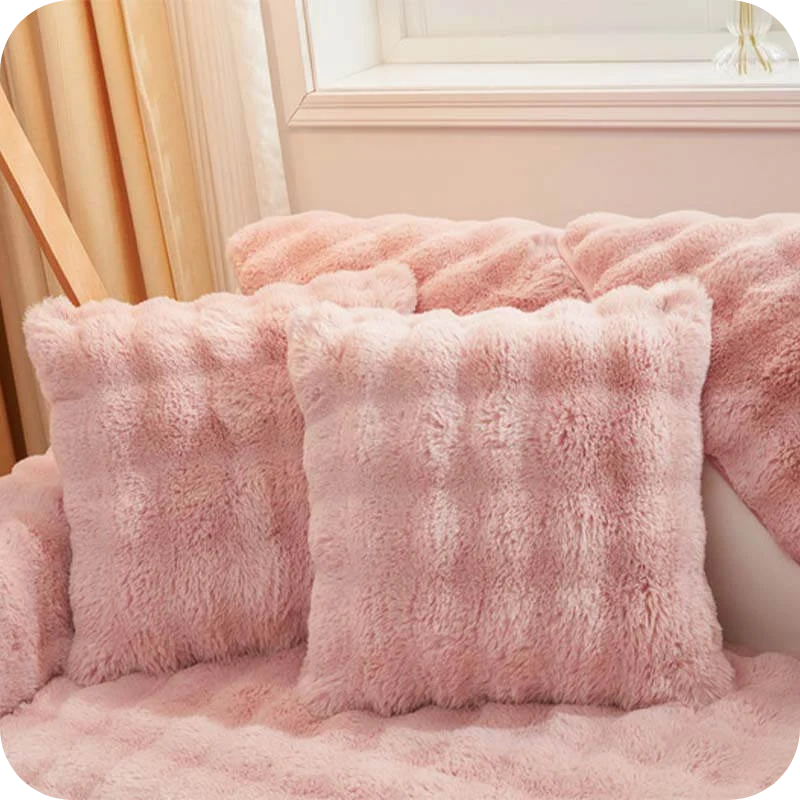 Sofa Cover Plush Non-Slip Scratch-Resistant Machine-Washable