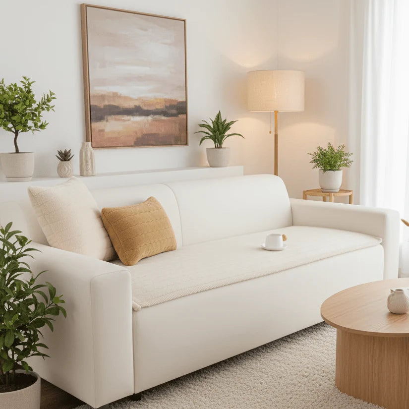 Sofa Cover Soft Polyester Non-Slip Machine-Washable