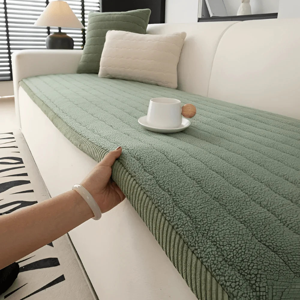 Sofa Cover Soft Polyester Non-Slip Machine-Washable