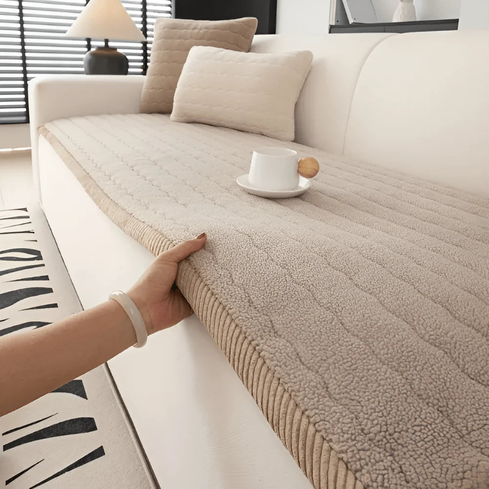 Sofa Cover Soft Polyester Non-Slip Machine-Washable