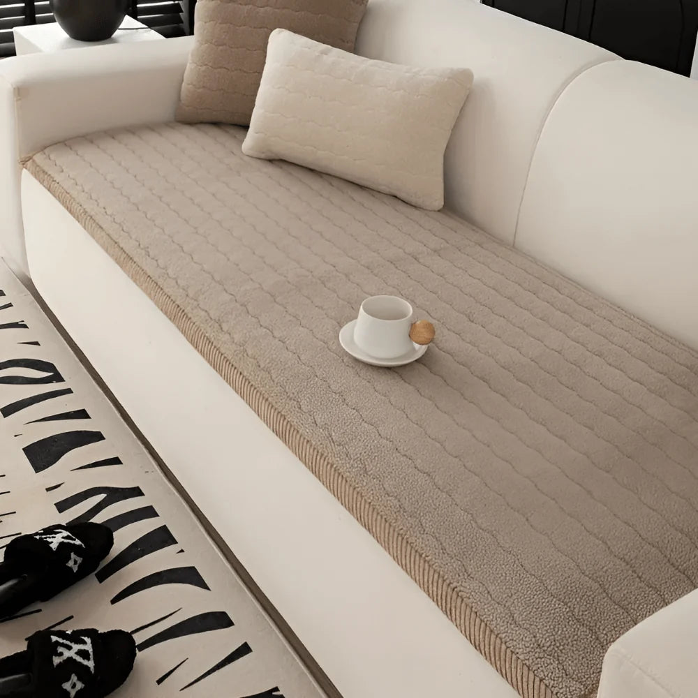 Sofa Cover Soft Polyester Non-Slip Machine-Washable