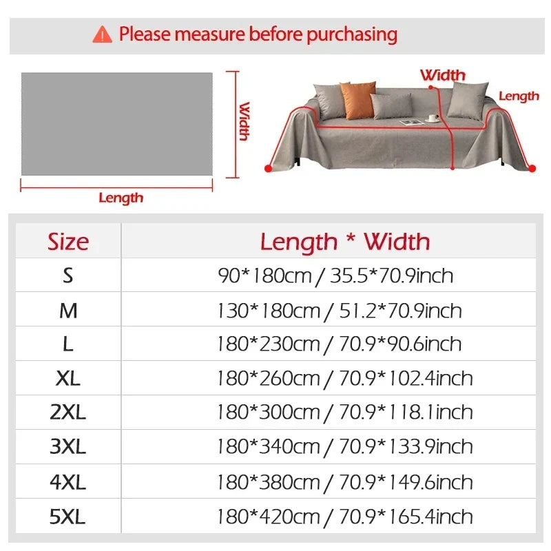 Sofa Cover Stretch Fit Water-Repellent Machine Washable