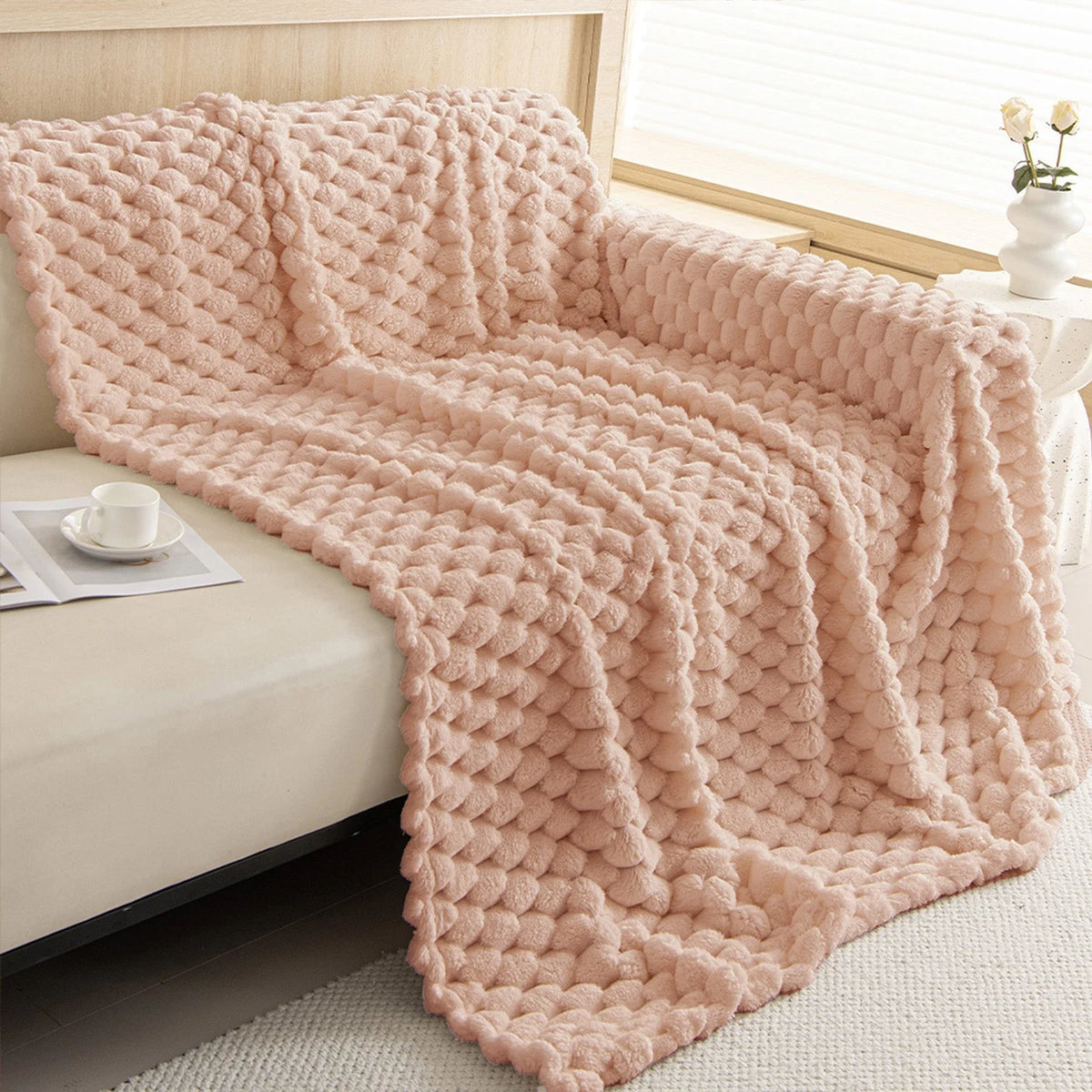 Sofa Cover Woven Machine Washable Pet Hair & Scratch Protection