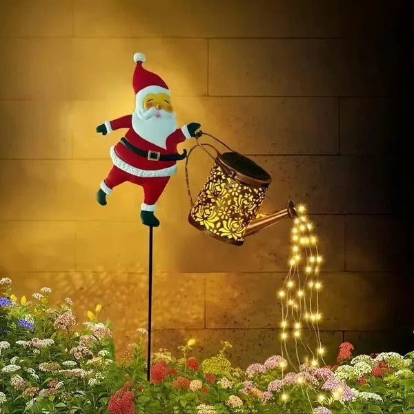 Solar Garden Stake Light Cascading LED Dusk-Activated