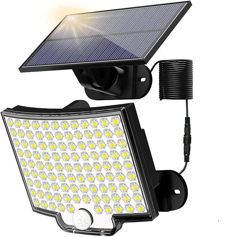 Solar Motion Sensor Light 106 LED IP65 Weather-Resistant