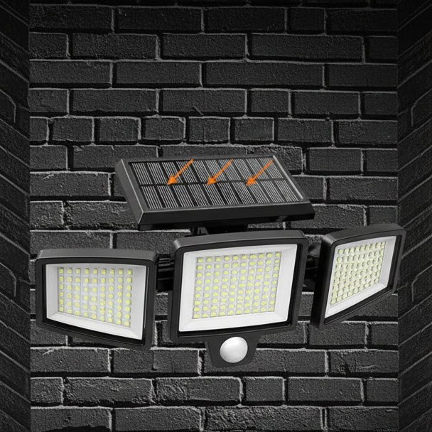 Solar Motion Sensor Security Light 2500 Lumens IP65 Water-Resistant