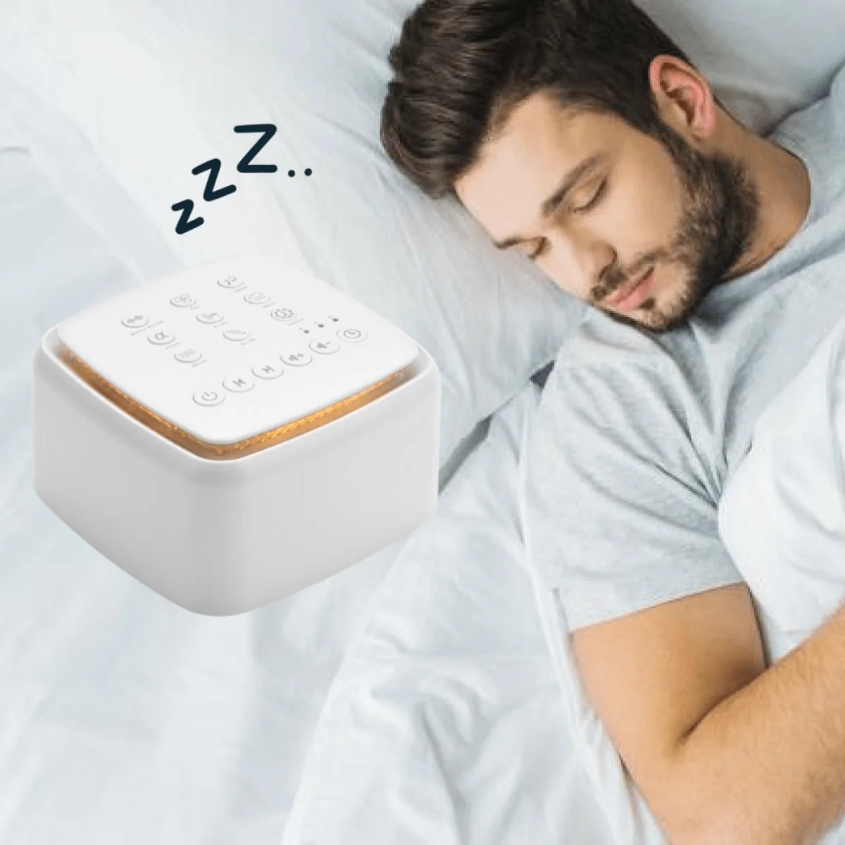 Sound Machine White Noise & Nature Sounds Up to 12-Hour Battery Life