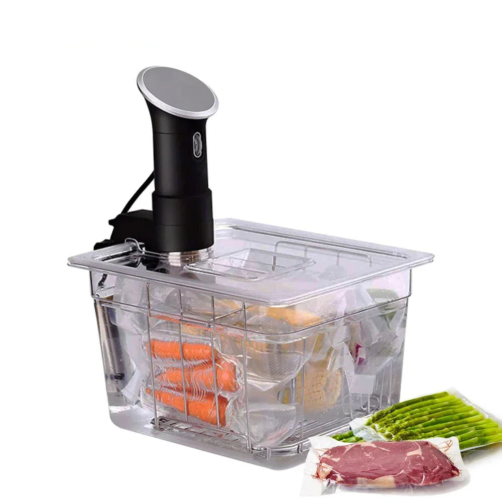 Sous Vide Container With Measurement Markings & Fitted Lid
