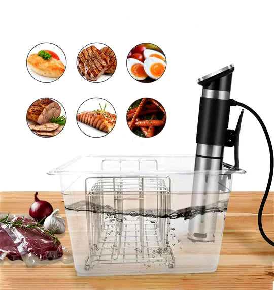 Sous Vide Container With Measurement Markings & Fitted Lid