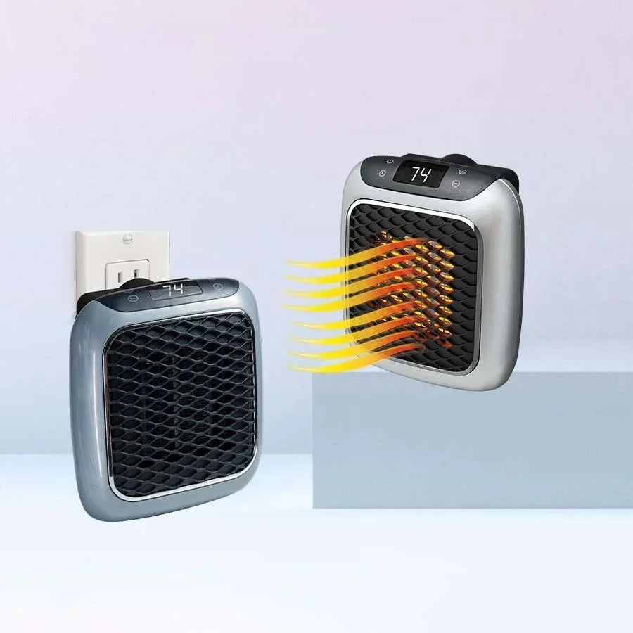 Space Heater 800W Timer Tip-Over & Overheat Protection