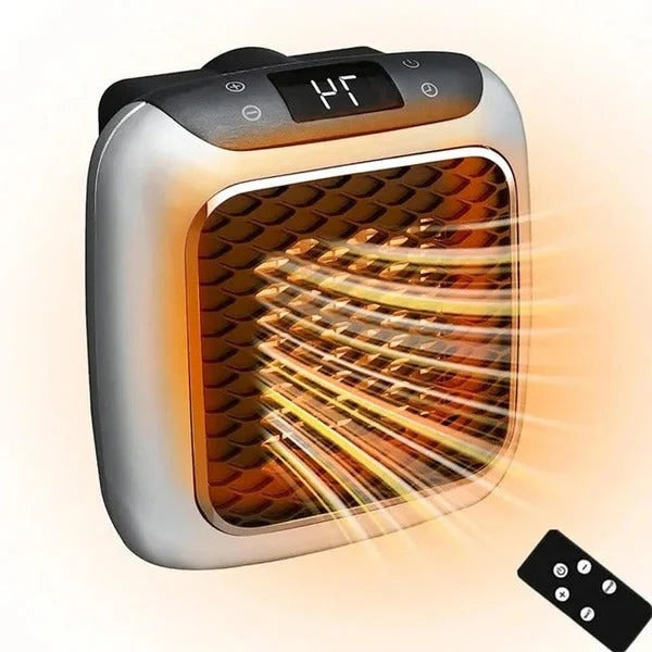 Space Heater Ceramic Plug-In 800W Adjustable Thermostat