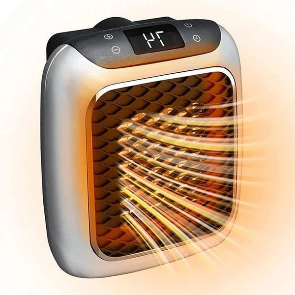 Space Heater Ceramic Plug-In 800W Adjustable Thermostat