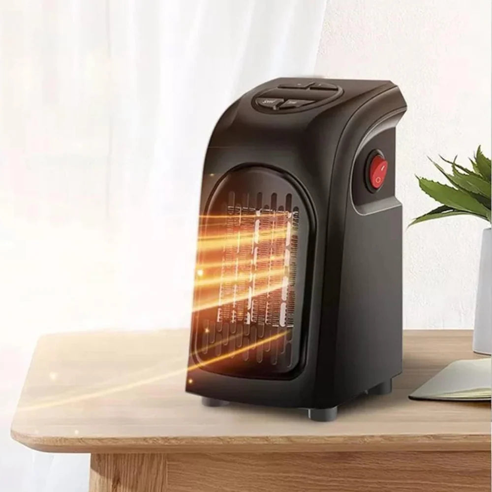 Space Heater Ceramic Wall-Mount Dual Speed 12-Hour Timer