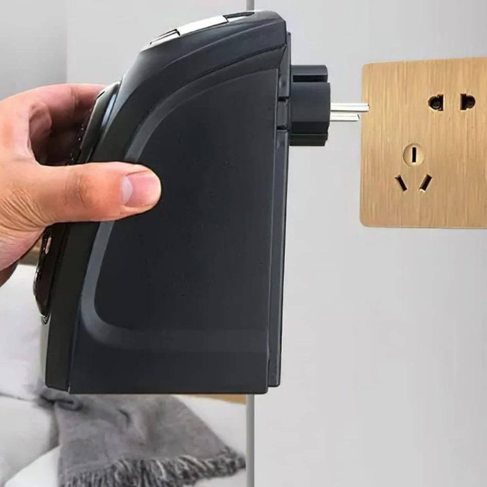 Space Heater Ceramic Wall-Mount Dual Speed 12-Hour Timer